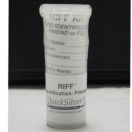 Quicksilver Analytics Rapid Identification/Friend or Foe (RIFF) Kit, Case of 50