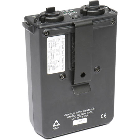 Quantum QB8 Rechargeable Battery with Charger for Omicron OM8 Ring Light, Europe