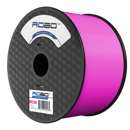 Robo 3D 1.75mm ABS Plastic Filament for Printers, 1kg Spool, Pulsar Pink