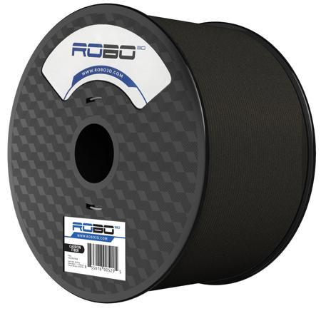 Robo 3D 1.75mm PLA Filament for Printers, 1kg Spool, Carbon Fiber