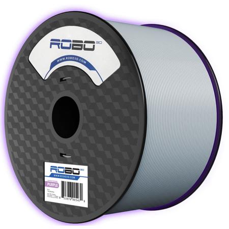 Robo 3D 1.75mm PLA Filament for Printers, 1kg Spool, Glow Purple
