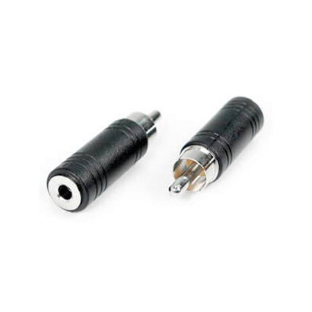 Remote Audio 3.5mm TS Jack to Phono (RCA) Plug Barrel Adapter