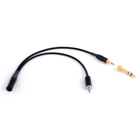 Remote Audio 9" Breakout Cable, TA5M to 3.5mm TRS Unimatch Plug & 3.5mm TS Plug