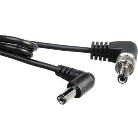 Remote Audio 2' BDS DC Power Output Cable with BDS RA Coaxial Plug to S760 RA Coaxial Plug Connectors for Battery Distribution System Box