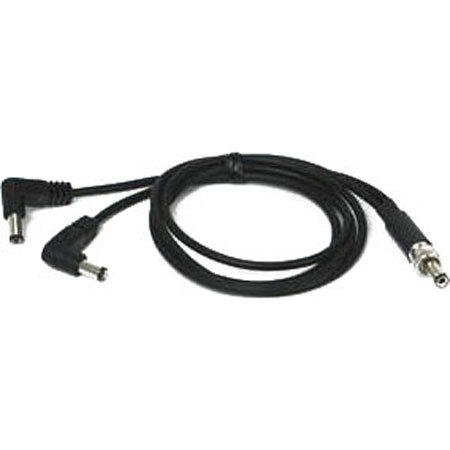Remote Audio 2' BDS DC Power Output Cable with BDS RA Coaxial Plug to 2x S760 RA Coaxial Plugs Connectors for Battery Distribution System Box