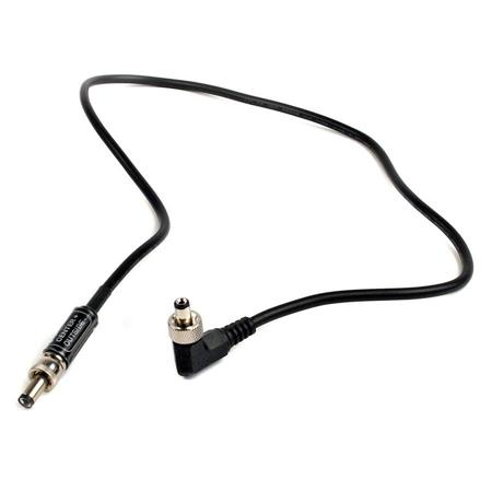 Remote Audio 2' BDS DC Power Output Cable with BDS RA Coaxial Plug to S760K RA Locking Coaxial Plug Connectors for Battery Distribution System Box