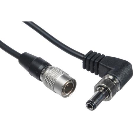 Remote Audio 2' Right Angle Coaxial Plug to 4-Pin Hirose Male BDS Power Output Cable