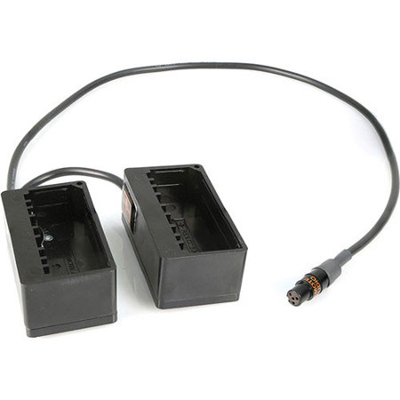 Remote Audio 2' BDS Input Cable with 2x NP-1 Battery Cups to TA4F Connectors