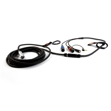 Remote Audio 20' ENG Breakaway Assembly, 10-pin Hirose M Mixer to Std Camera End