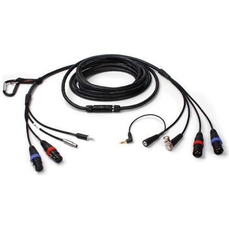 Remote Audio 20' 2x XLR3 to 2x XLR3 ENG Breakway Cable with Timecode