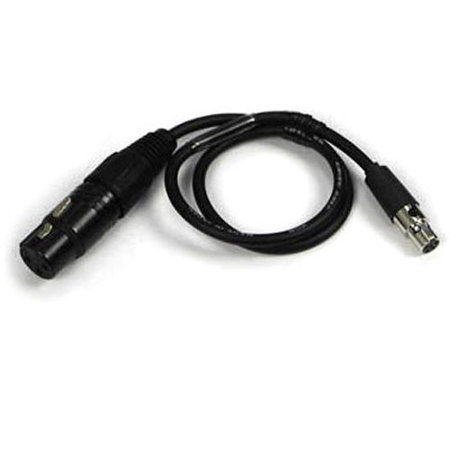Remote Audio 18" Unbalanced Line Level Adapter Cable, XLR3F to TA5F