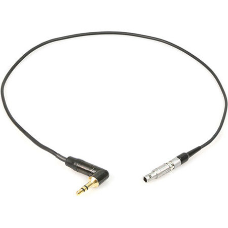 Remote Audio 18" Timecode Cable, 3.5mm Right Angle TS plug to 4-pin Lemo M