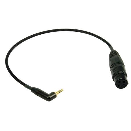 Remote Audio 12" Balanced Adapter Cable with XLR3F to 3.5mm RA TRS Plug