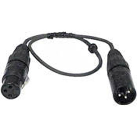 Remote Audio 16.5" Belden Star Quad Balanced Jumper Cable With Xlr3f To Xlr3m Connector For Zeppelin Isolation Mount