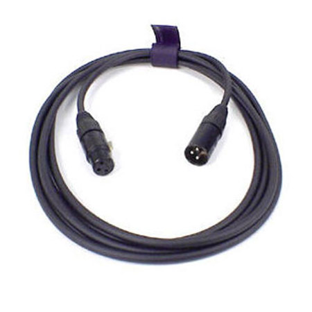 Remote Audio 10' 3-Pin XLR3 Male to XLR3 Female Canare Star Quad Microphone Cable