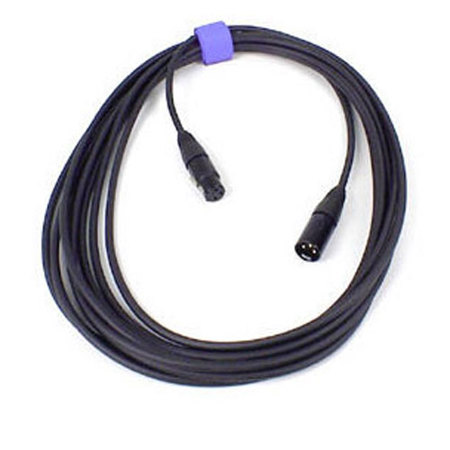 Remote Audio 25' 24AWG Canare Star Quad Balanced Microphone Cable with XLR3F to XLR3M Connector