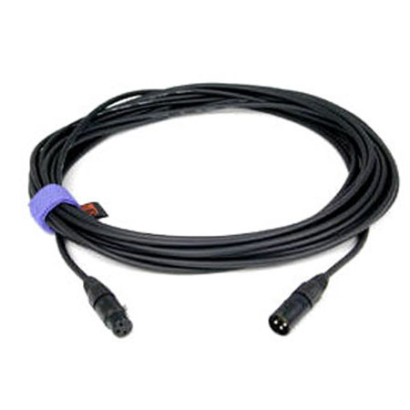 Remote Audio 50' 24AWG Canare Star Quad Balanced Microphone Cable with XLR3F to XLR3M Connector