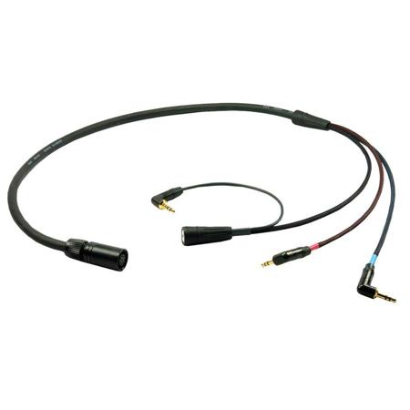 Remote Audio 3' ENG Breakaway Cable with 12" Fan