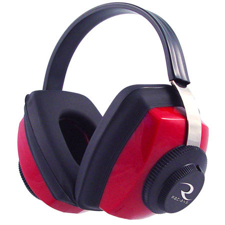 Radians NRR 26 Competitor Passive Earmuffs, Red