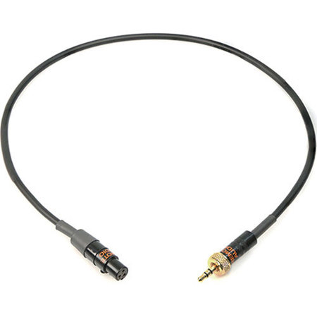 Remote Audio 18" Unbalanced Adapter Cable with TA3F to 3.5mm TRS Locking Plug