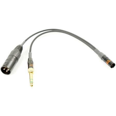 Remote Audio TA5M to 3.5mm TRS Unimatch Plug and XLR3M Breakout Cable, 9"