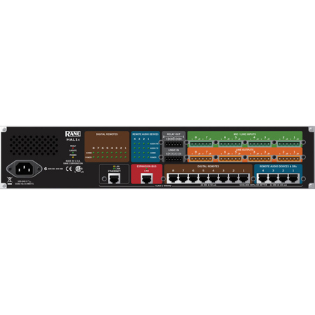 Rane HAL1x Programmable DSP Audio Distribution Multiprocessor