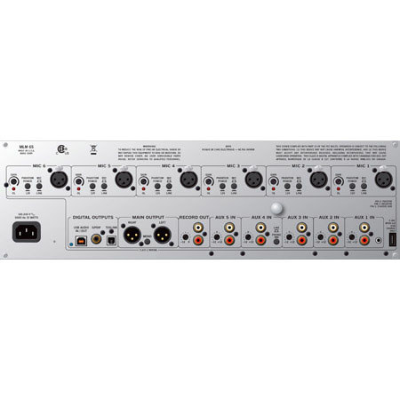 Rane MLM 65 Microphone and Line Audio Mixer