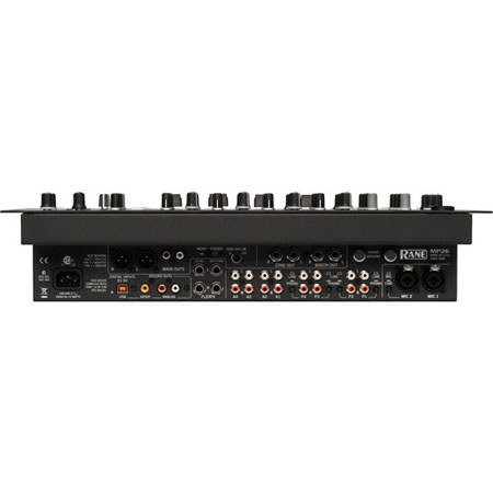 Rane MP26 Club Mixer, Four Stereo USB Playback Inputs, 5U Rack Height