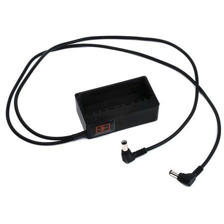 Remote Audio 2' NP-1 Style Battery Cup to 2x S760 RA Coaxial DC Power Cable