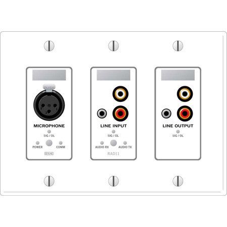 Rane RAD11 Remote Audio Device, White