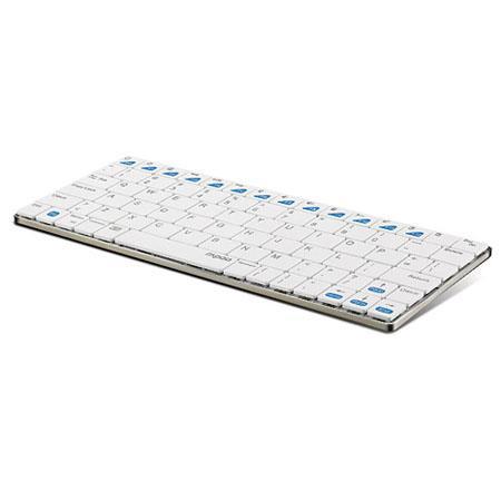 Rapoo E6300 Ultra-Thin Bluetooth 3.0 Wireless Keyboard for iPad, White
