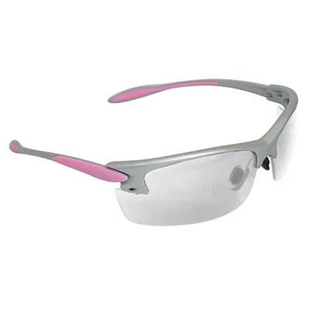 Radians Women's Shooting Glasses - Clear Lens and Pink Frame #PG0810CS