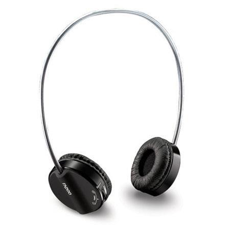 Rapoo H3050 2.4GHz Wireless Stereo Sound Headphone, Black
