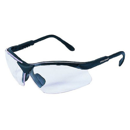 Radians Revelation Shooting Glasses, Clear /Black Frame