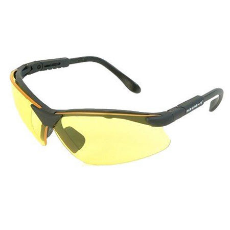 Radians Revelation Shooting Glasses,Amber Yellow /Black