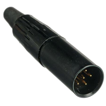 Remote Audio 5-Pin Male Mini-XLR Connector