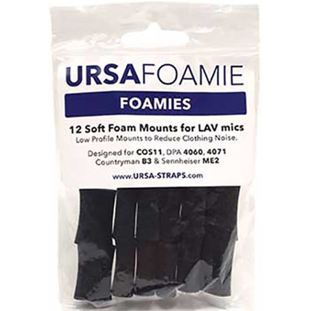 URSA Foamies Soft Foam Mount, 12-Pack Black