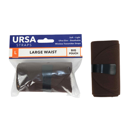 URSA Waist Strap with Big Pouch, Large Brown
