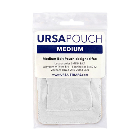 URSA Belt Pouch with Clip for Transmitters, Medium White
