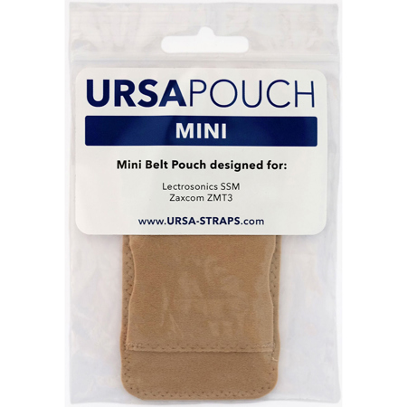 URSA Belt Pouch with Clip for Transmitters, Mini Beige