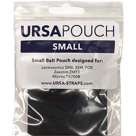 URSA Belt Pouch with Clip for Transmitters, Small Black