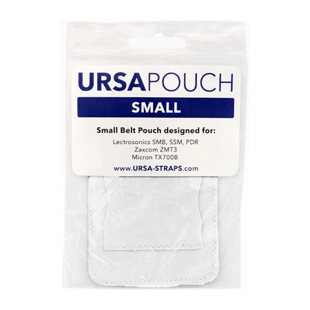 URSA Belt Pouch with Clip for Transmitters, Small White