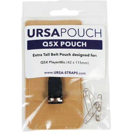 URSA Belt Pouch with Clip for Q5X Transmitter, XL Beige