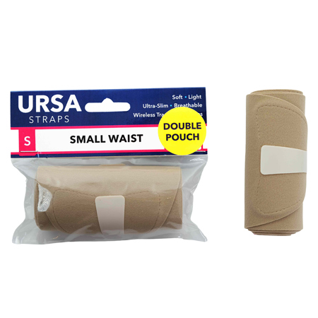 URSA Waist Strap with Double Big Pouch, Small Beige