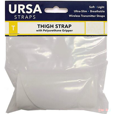 URSA Thigh Strap with Standard Pouch for Small Transmitters White