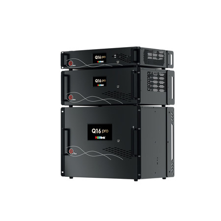 RGBlink Q16pro Gen2 8U 4K Mediahub and Multiple Canvas Video Wall Processor