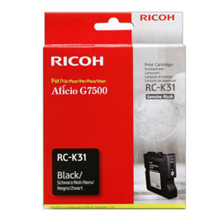 Ricoh Black Inkjet Cartridge for Aficio G7500 Printer
