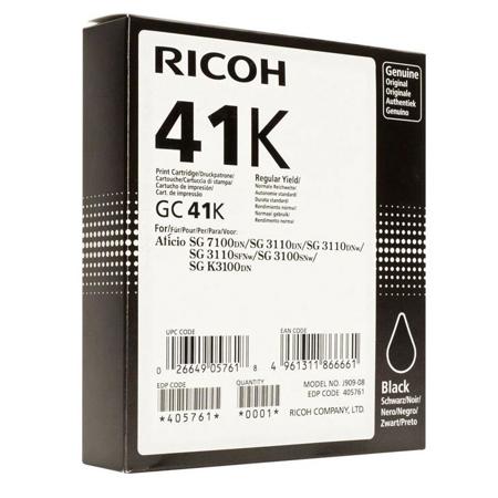 Ricoh GC41 Print Ink Cartridge for SG 3110DNw & SG 3110DN Printers, Black