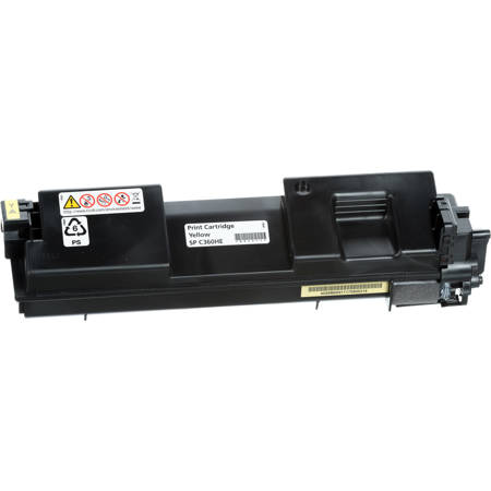 Ricoh SP C360HA Print Cartridge, Yield: 5,000 Pages, Yellow