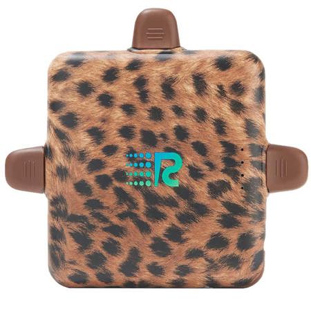 Rush Charge RC40 Trident 4000mAh Lightning/Micro-USB/USB-C Power Bank, Leopard